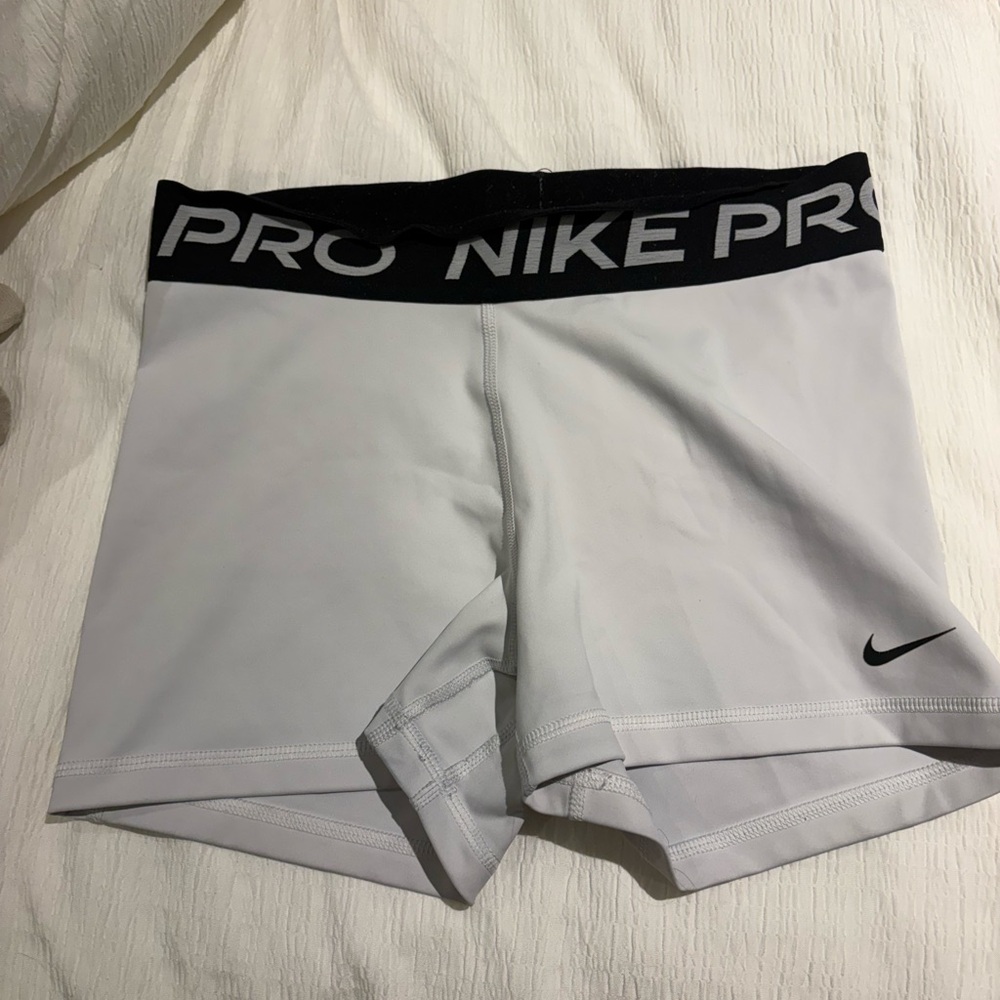 Nike Women's Pro Gray Athletic Shorts